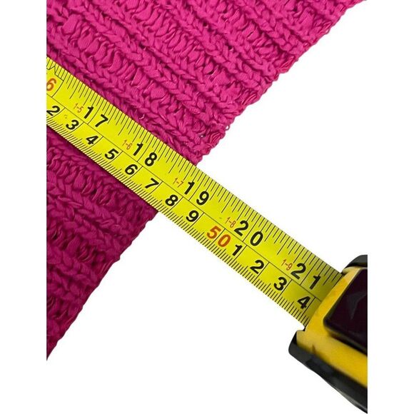 Zara Womens Pullover Sweater Pink S Crew Neck Chunky Knit 9598/135 NWT - Picture 8 of 8